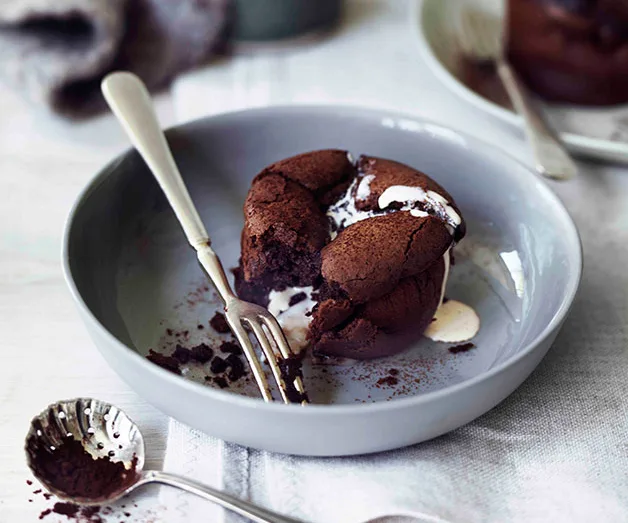 Chocolate and mint fondants