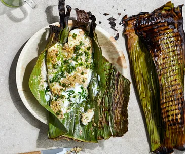 Ahana Dutt’s maache’r paturi (fish wrapped in banana leaves)