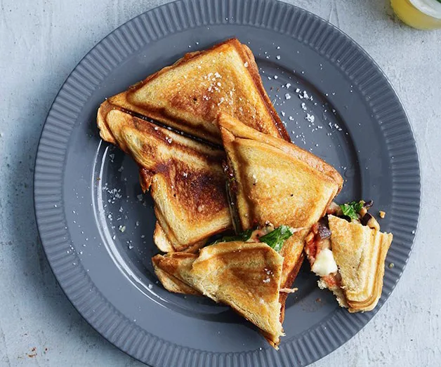 Eggplant parma jaffles