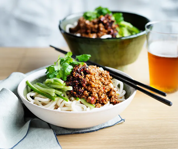 Pork ja-jiang mian noodles recipe