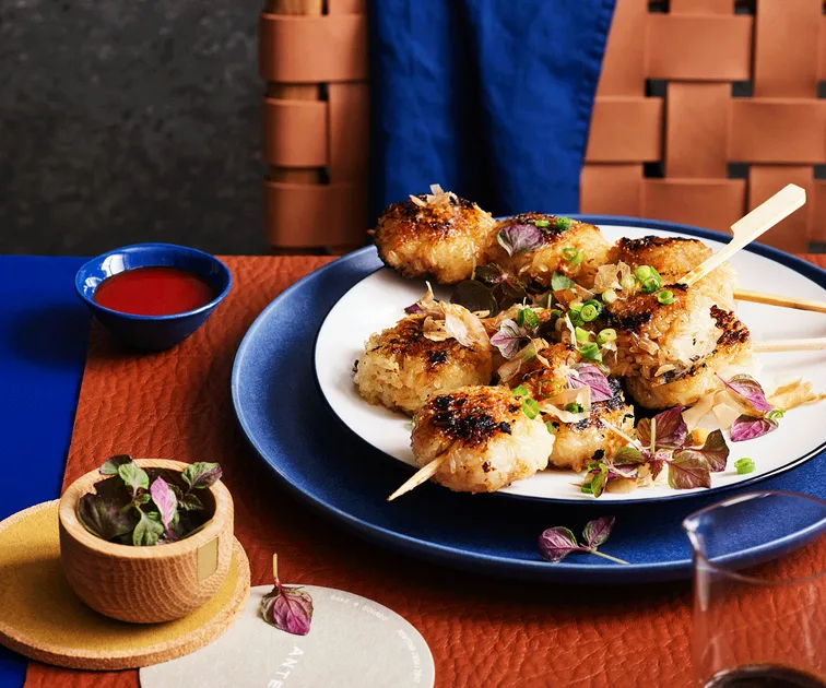 Grilled sticky rice recipe | Gourmet Traveller