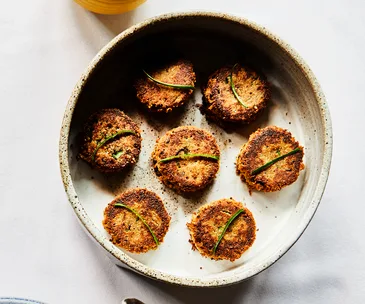 Helly Raichura’s wattleseed and poppy seed fritters (posto bora)