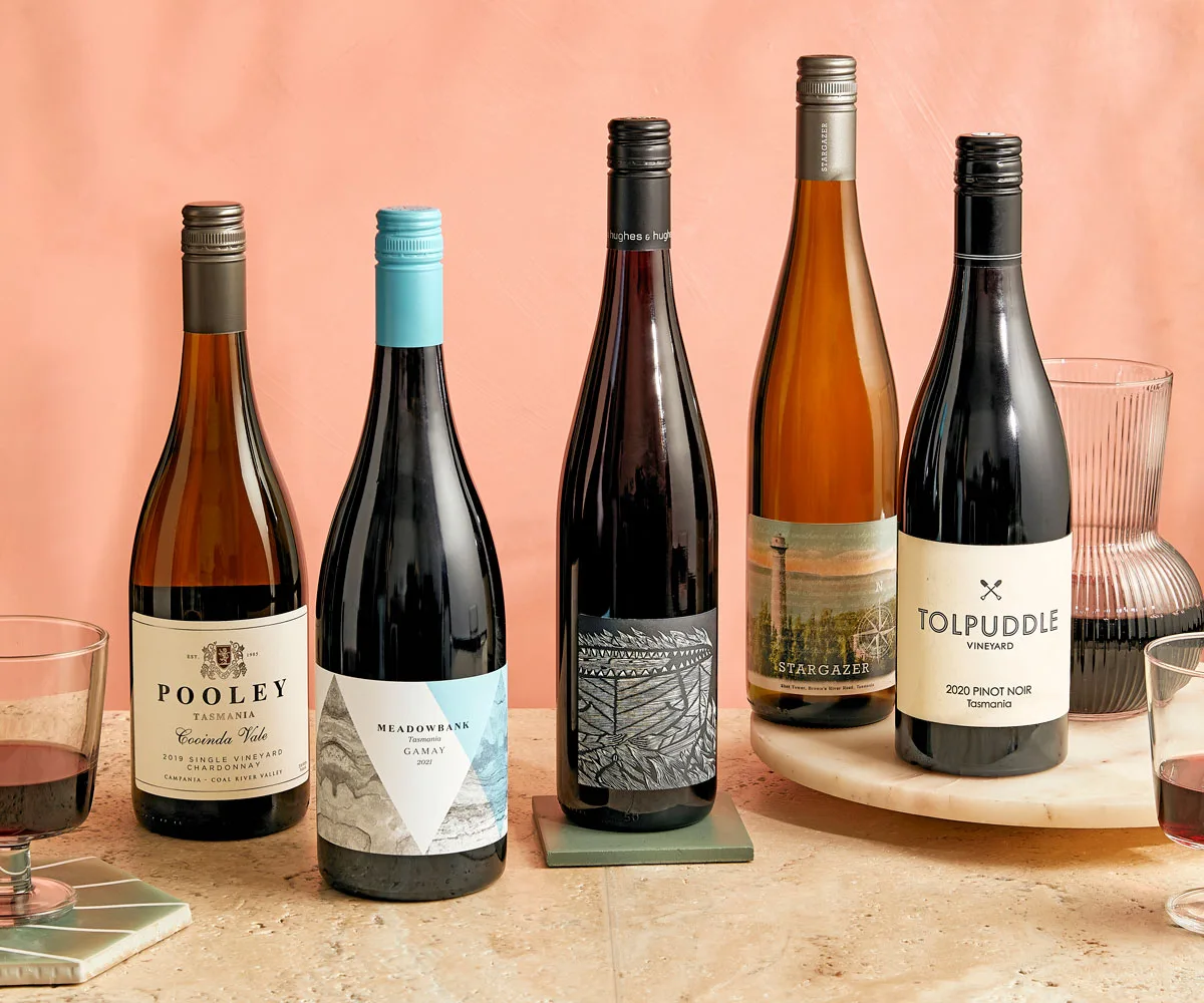 South Tasmanian wine varieties