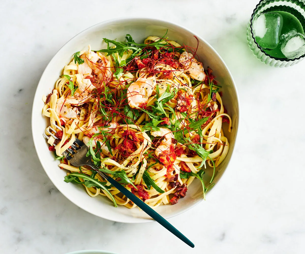 fast prawn linguine is the best of all dinner ideas