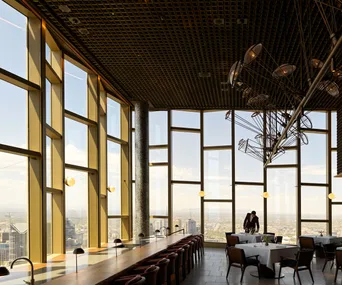 Now open: Melbourne’s brand new glittering Ritz-Carlton and its soaring rooftop restaurant, Atria