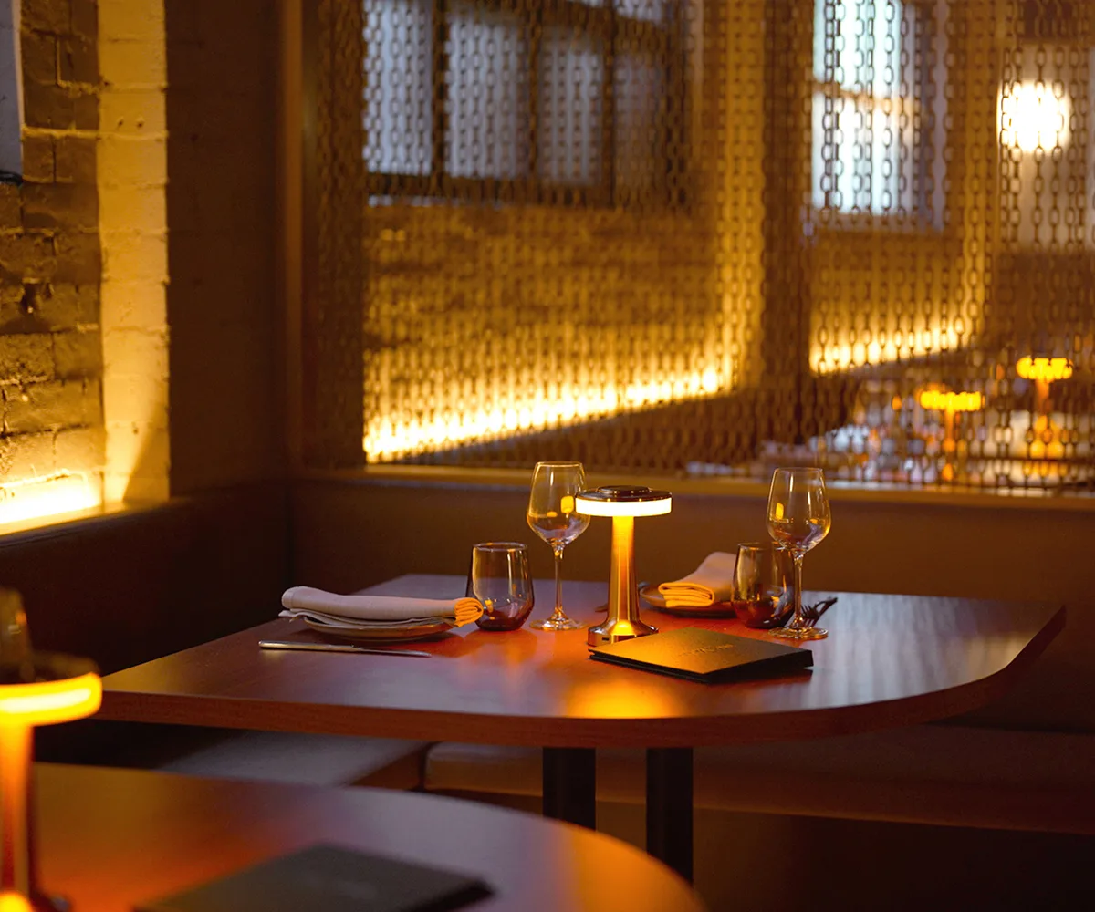 Interior of Mr Vain restaurant in Brisbane's Fortitude Valley