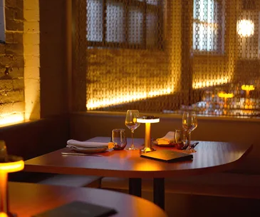 Interior of Mr Vain restaurant in Brisbane's Fortitude Valley