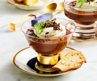 Double chocolate and chilli pots