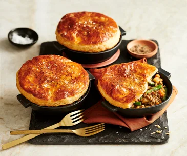 Beef Massaman pot pies recipe