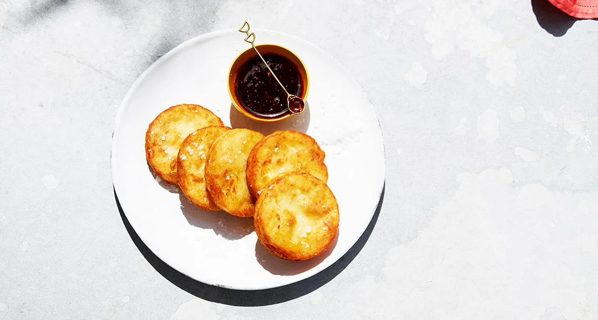 Hash browns with chilli sauce recipe | Gourmet Traveller