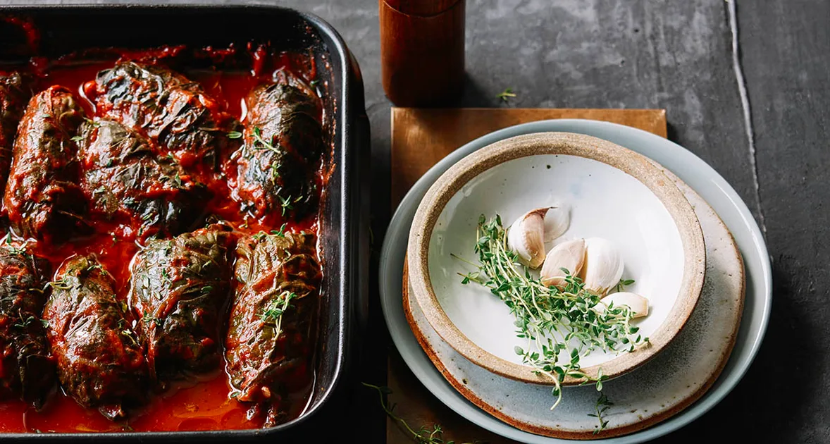 Paulette Whitney’s Mum’s Silverbeet Rolls