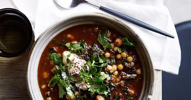 Chickpea Soup With Sumac and Yoghurt Recipe
