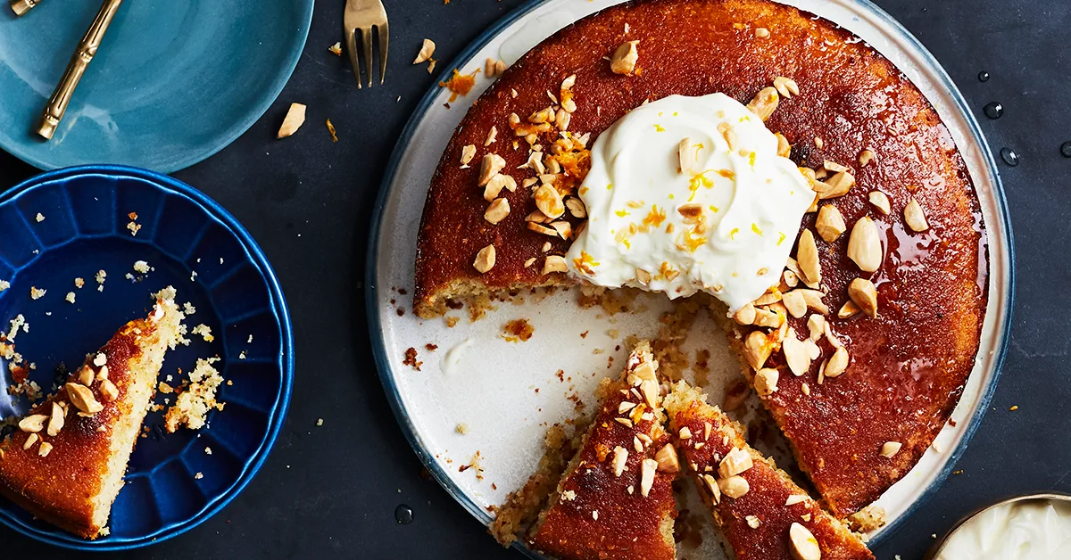 Fennel-Spiced Semolina Cake with Yoghurt Recipe