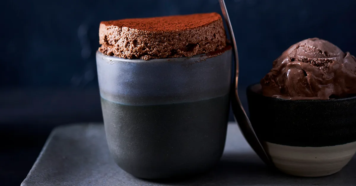 Chocolate soufflé recipe | Gourmet Traveller