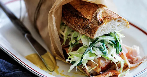 The Ultimate Ham Baguette: French Sandwich