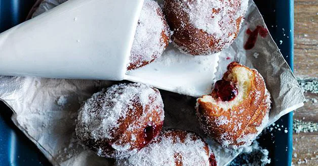 Jam doughnuts recipe | Gourmet Traveller recipe