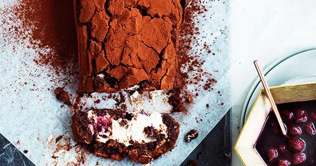 Black Forest chocolate roulade | Gourmet Traveller