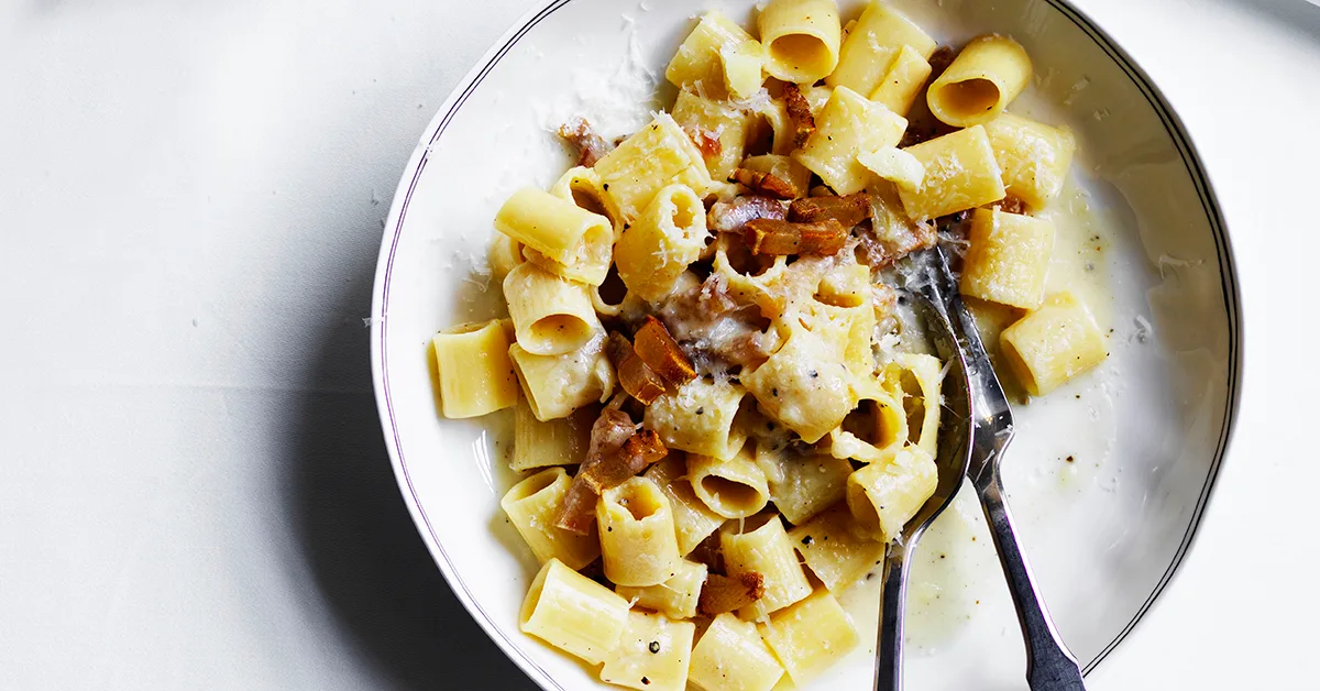 Mezze maniche alla gricia recipe | Gourmet Traveller