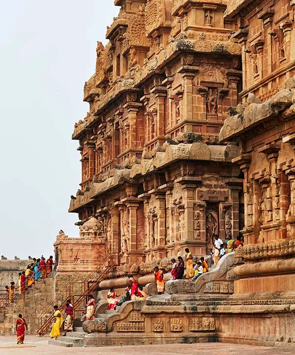 The 11th-century Brihadeeswarar Temple, Thanjavur