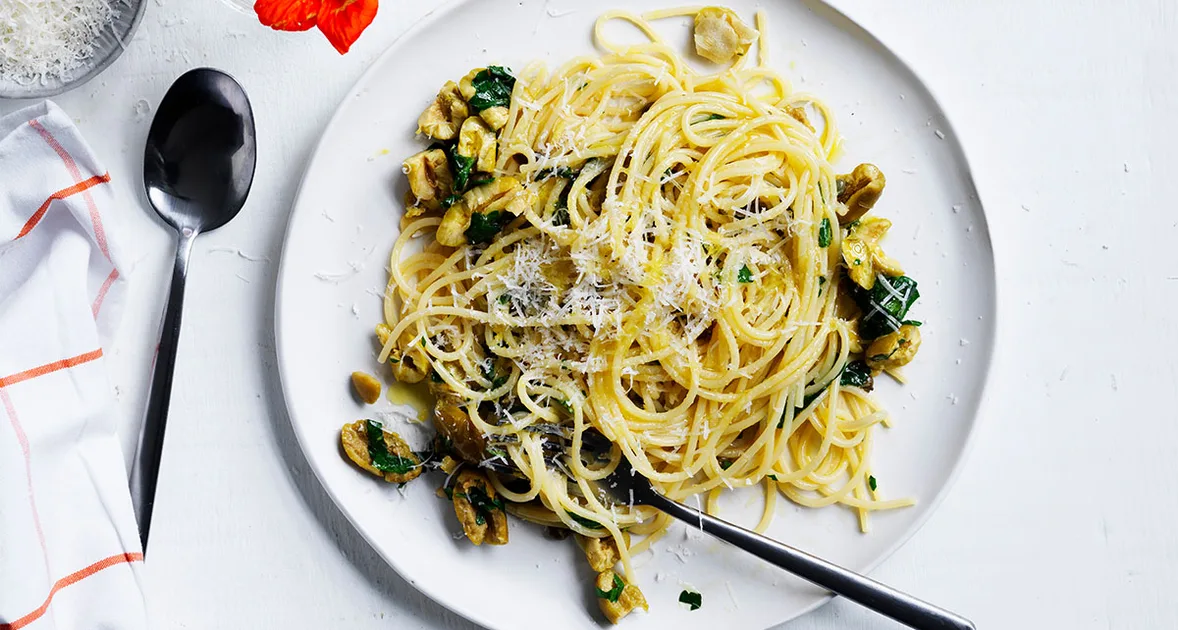 Spaghetti With Olives, Capers and Lemon Recipe