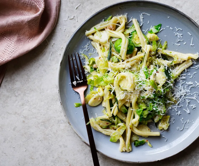 Casarecce recipe with pancetta and Brussels sprouts | Gourmet Traveller