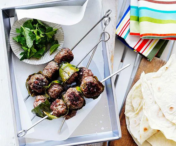 Lamb kofte with flatbread recipe | Gourmet Traveller