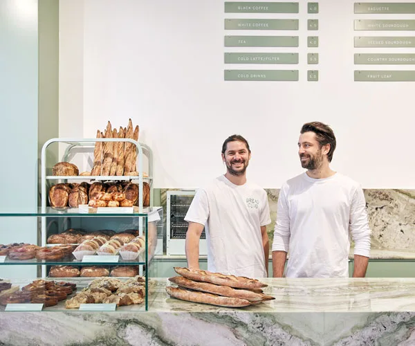 Bread Club co-owners Brice Antier and Tim Beylie.