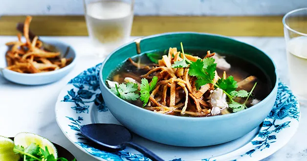 Tortilla soup recipe with chicken | Gourmet Traveller