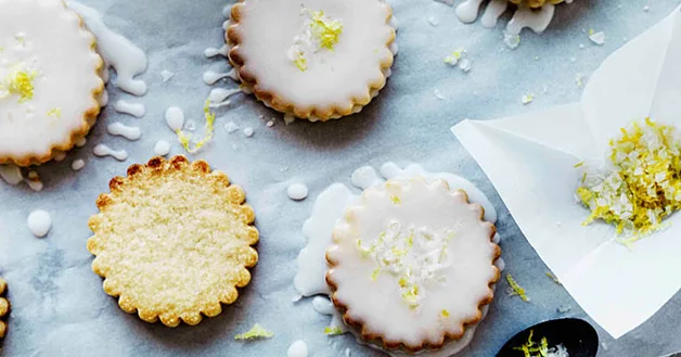 Lemon-glazed biscuits recipe | Gourmet Traveller