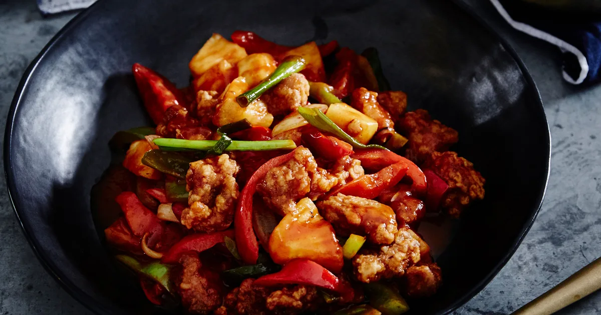 Sweet and sour pork recipe by Tony Tan | Gourmet Traveller