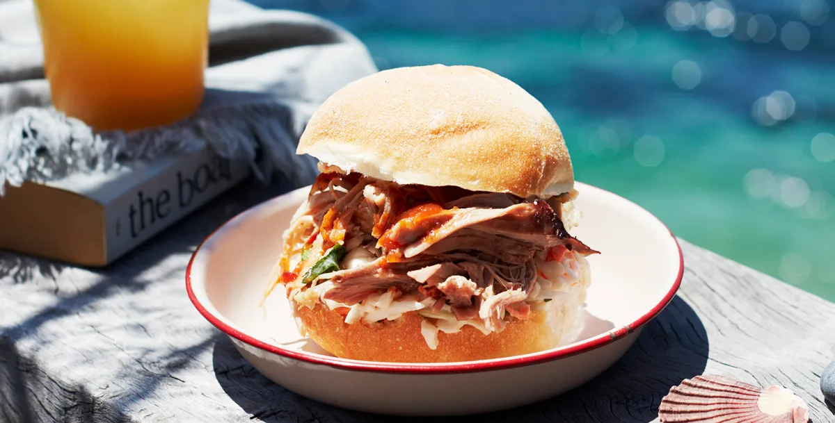Pulled Pork Buns Recipe with Classic Slaw
