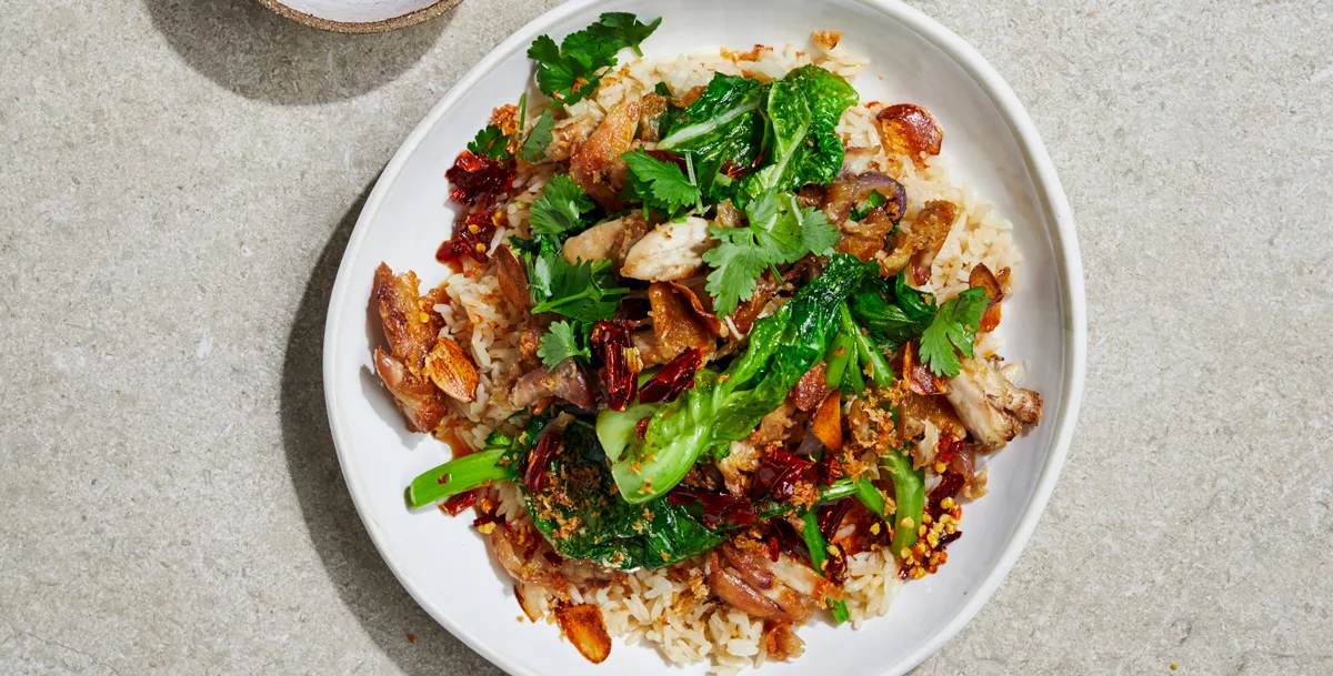 Crispy Chicken and Rice Recipe by Bianca Johnston