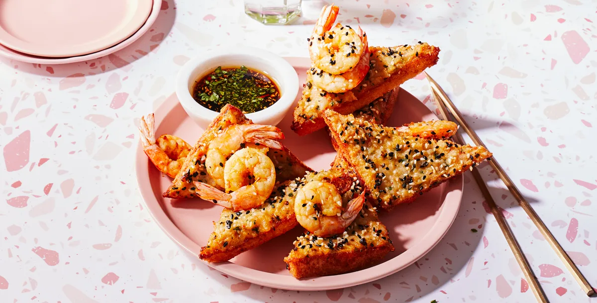 Prawn toast recipe | Gourmet Traveller