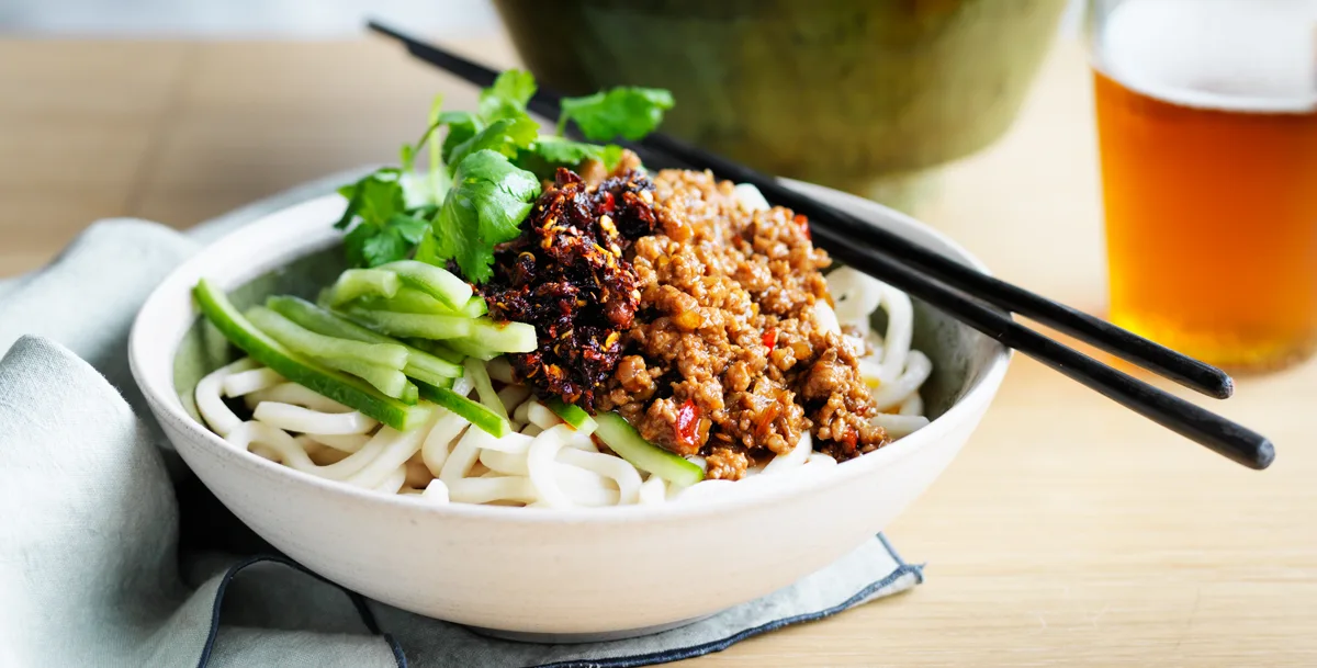 Zhajiang mian recipe by Victor Liong | Gourmet Traveller