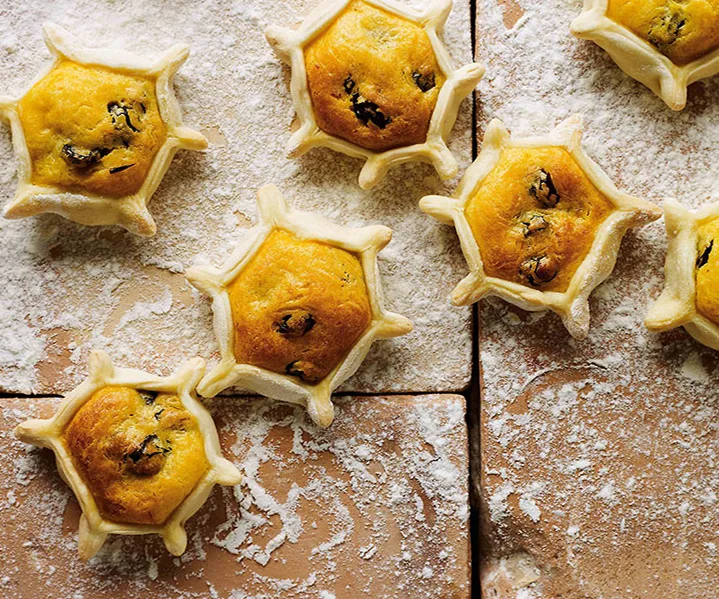 Ricotta and pecorino tarts (casadinas) | Gourmet Traveller
