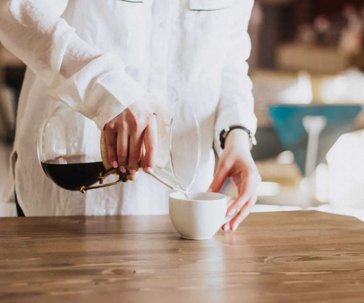 Pour over coffee.