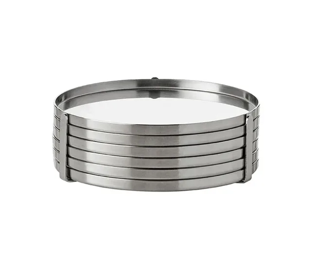 A silver mechanical watch bezel with ridges and a smooth metallic finish.