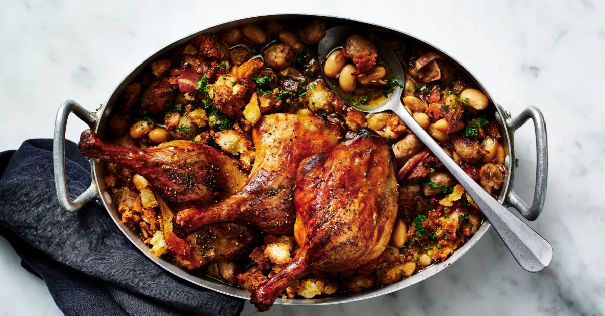 Best casserole recipes: Easy duck and sausage cassoulet