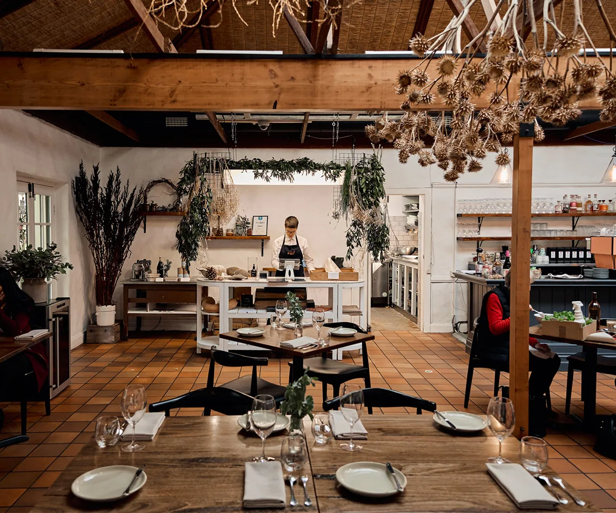 The dining room at Topiary in Tea Tree Gully, South Australia