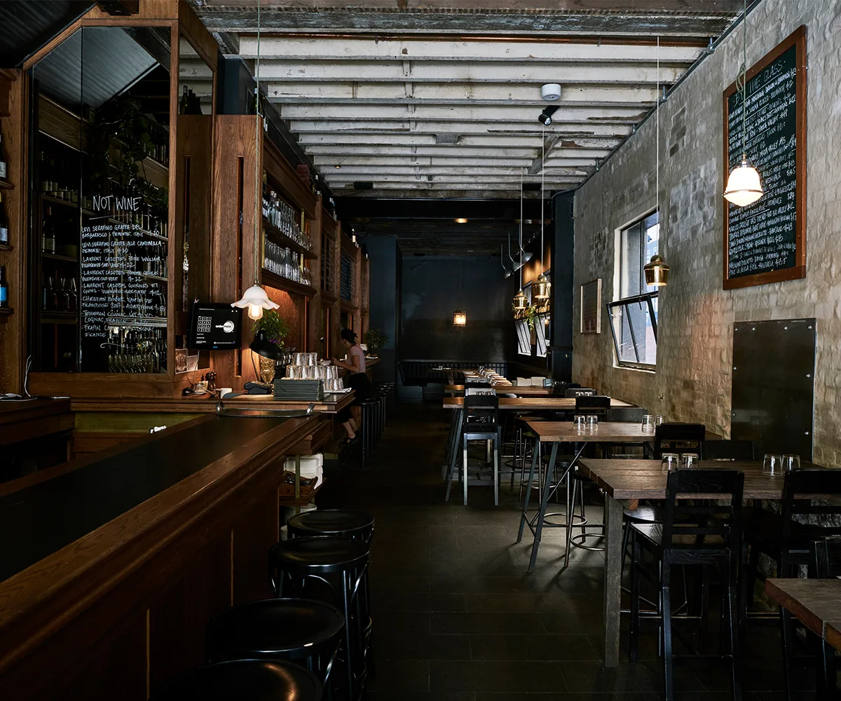 The dining room at Embla in Melbourne.