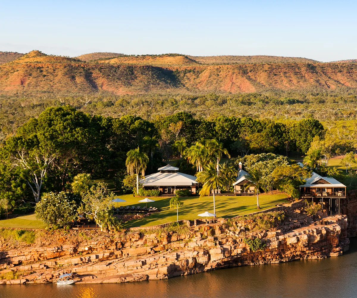 Kimberley in Western Australia's landscape seen from the El Questro Homestead