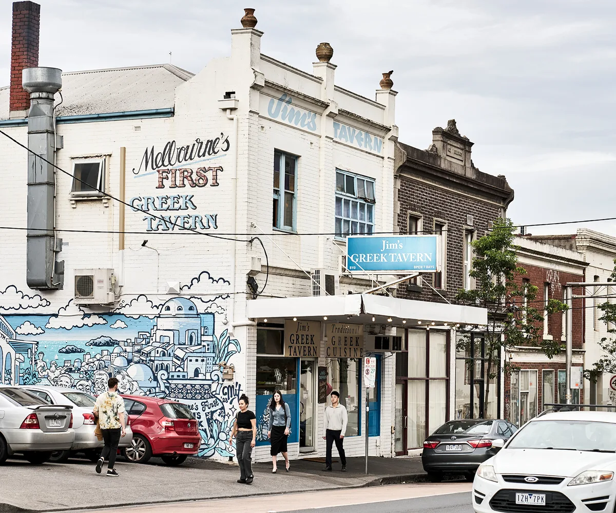 Jim's Greek Tavern Melbourne exterior