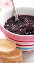 Spicy plum chutney
