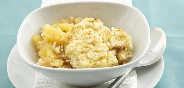 Classic apple crumble