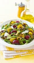 Beetroot and eggplant salad