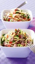 Tuna and spaghetti salad