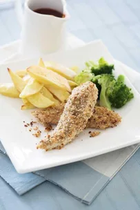 Fish Goujons and chips