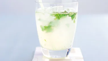 Lime and mint spritzer