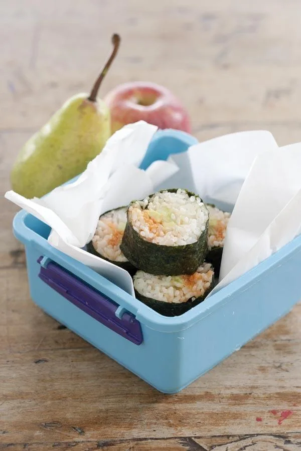 Vegetarian sushi rolls
