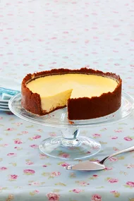 Frozen lemon cheesecake